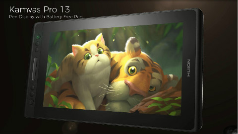 绘王(HUION)2018秋季新款Kamvas Pro 13手绘屏